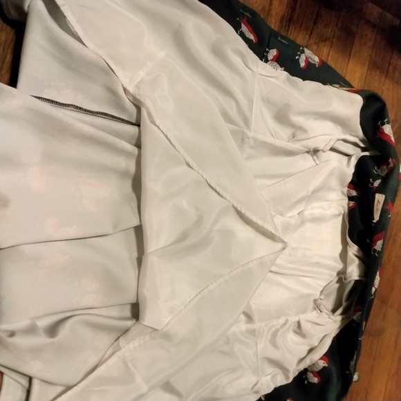 Miss Yan Bird Patterned Dark Academia Teacher Button Up Dress Size Small - Picture 13 of 13